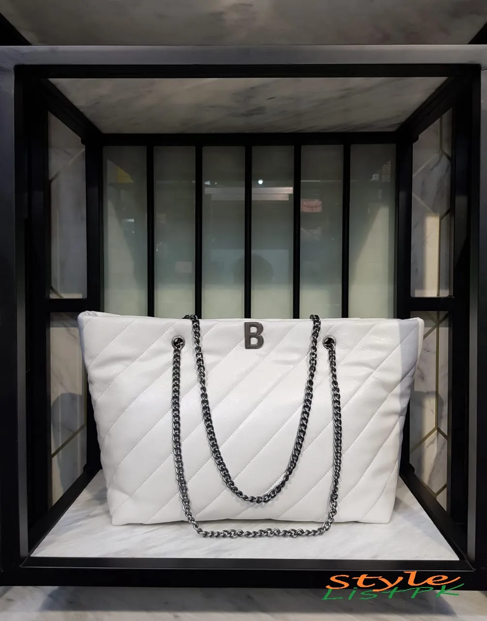 Best Price Balenciaga Crush Large Carry All Tote Bag Quilted