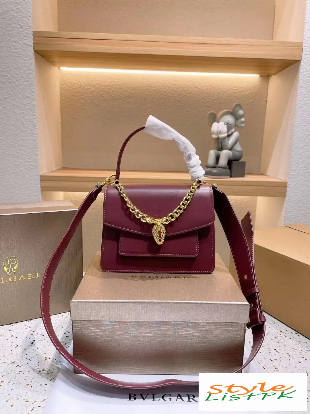 Best Price Bvlgari Maroon Bag
