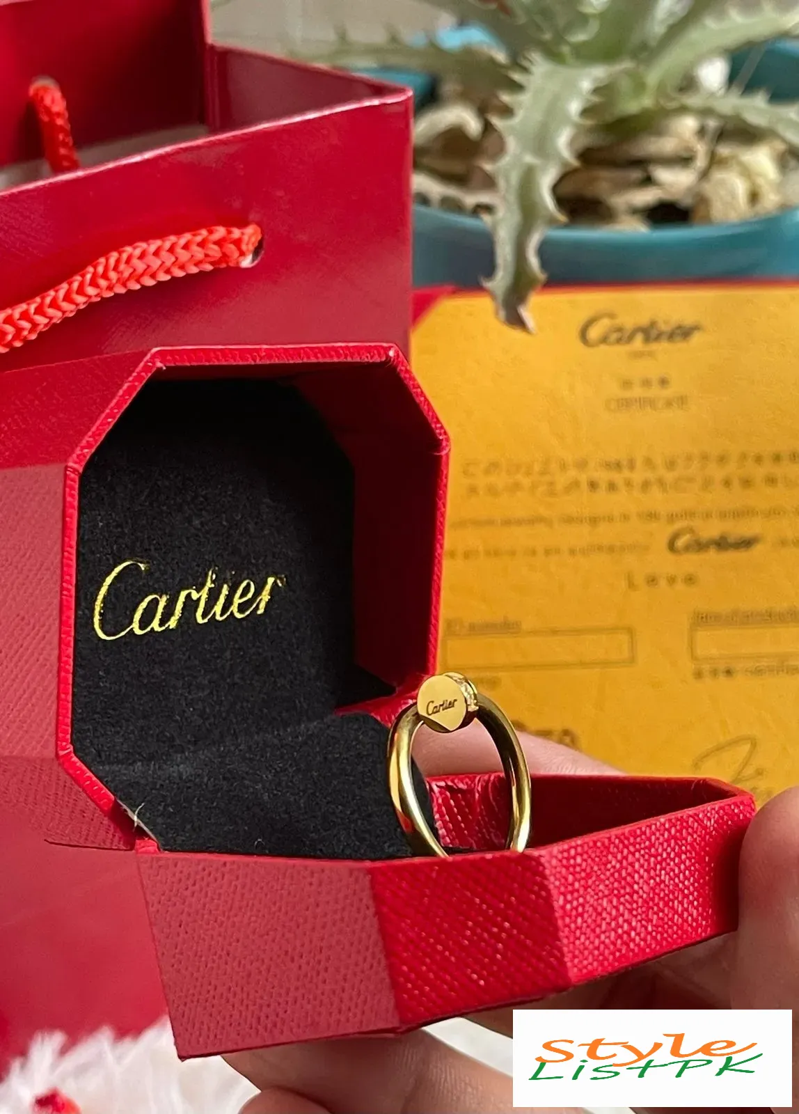 Best Price Cartier Nail Ring with Stones