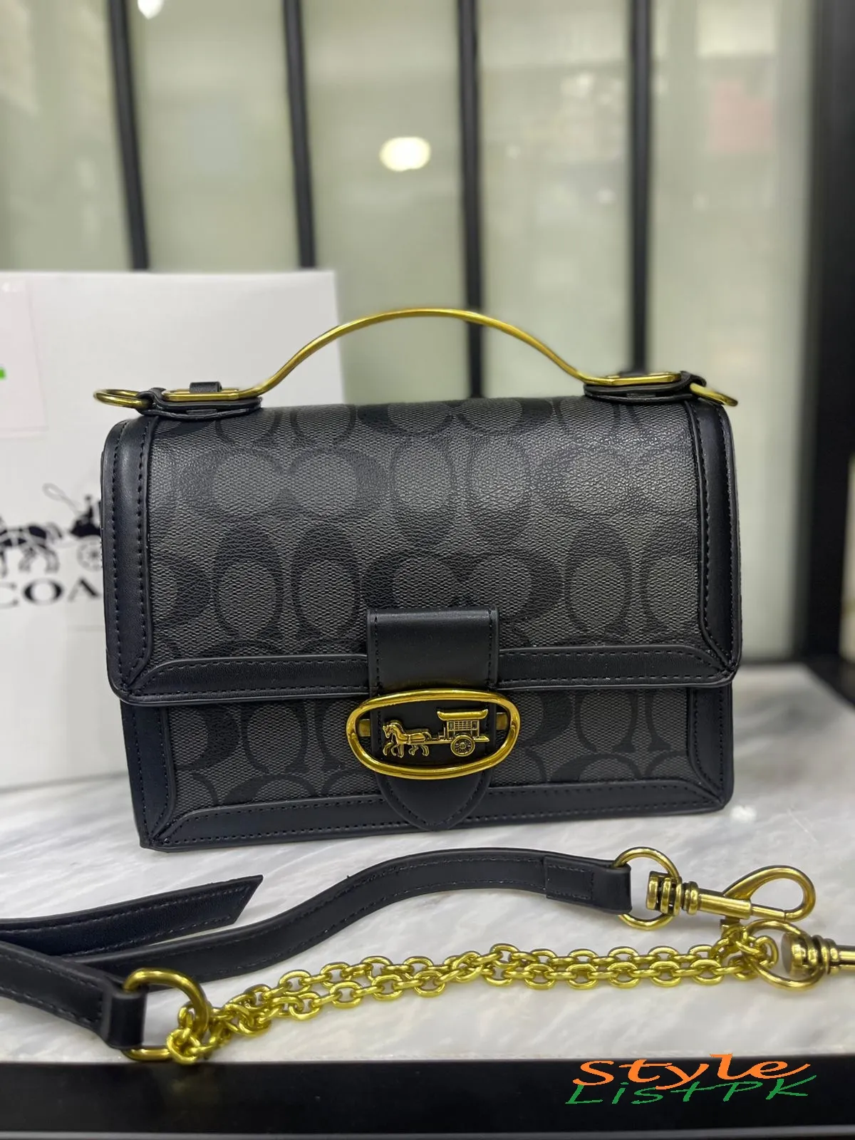 Best Price COACH Riley Top Handle