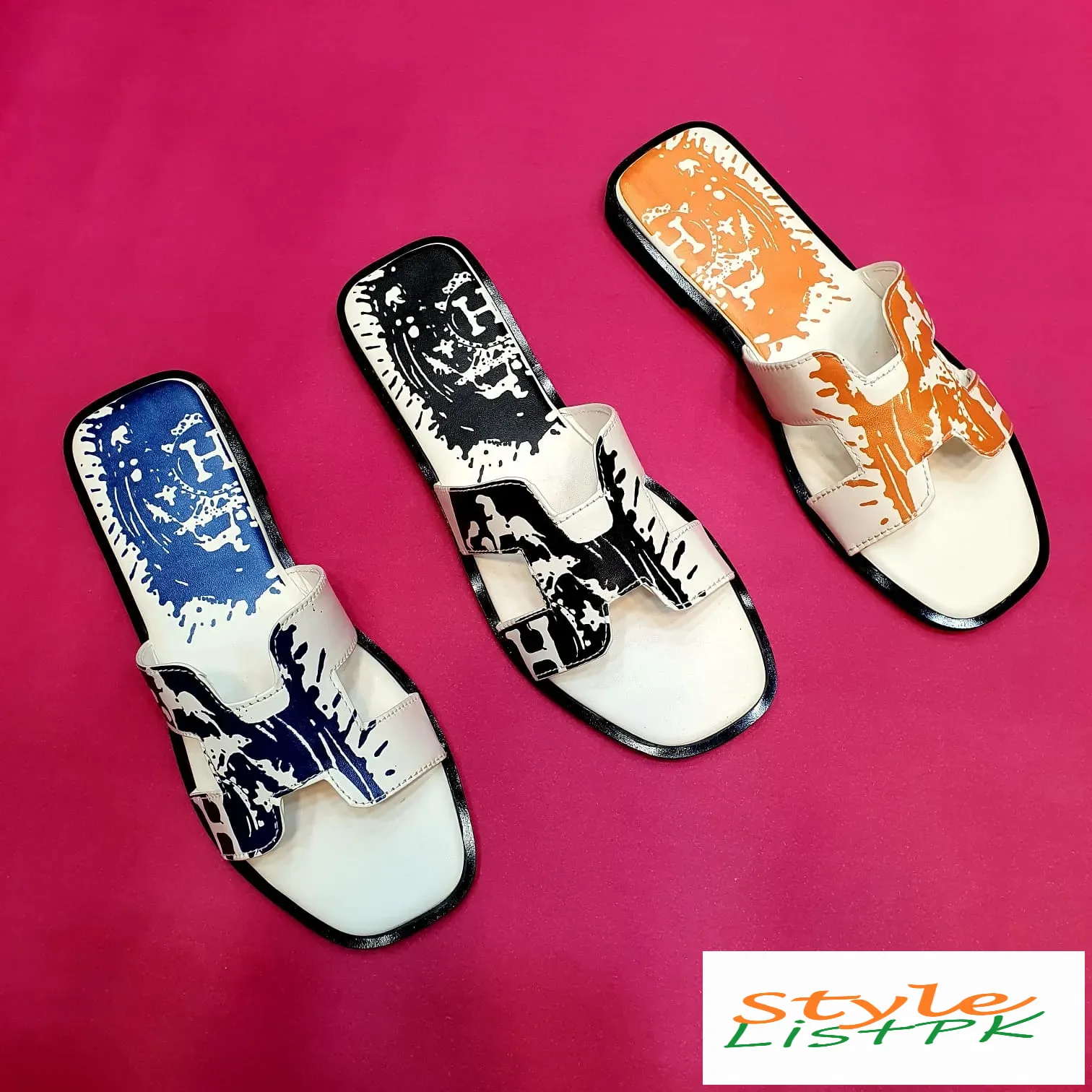 Best Price Hermes Colorful Slippers