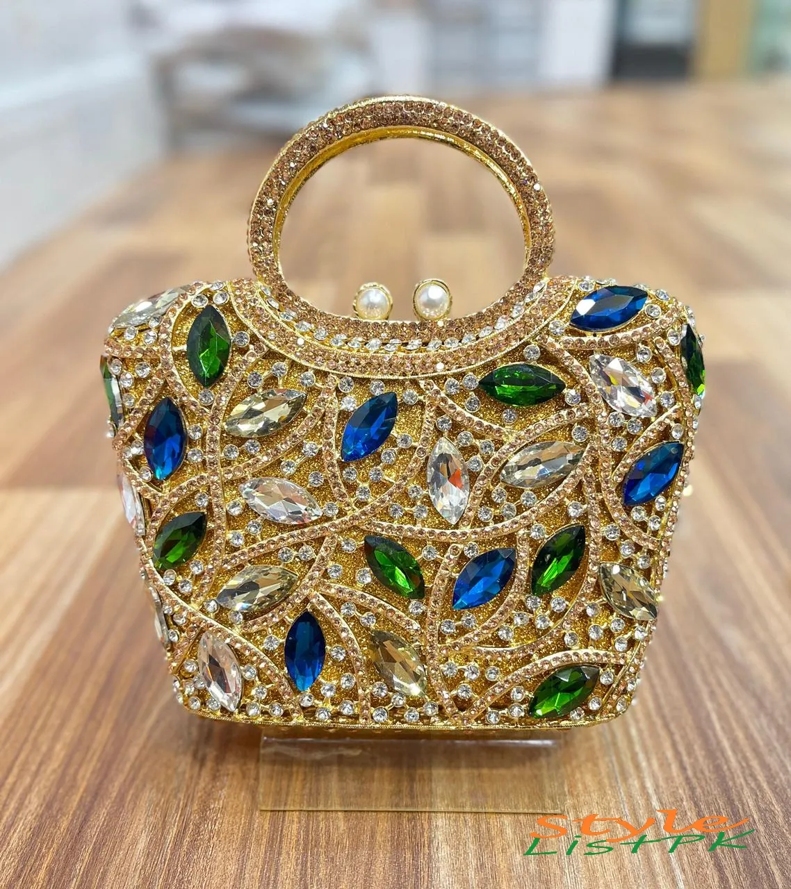 Best Price Swarovski Sprinkling Rhinestone Clutch 