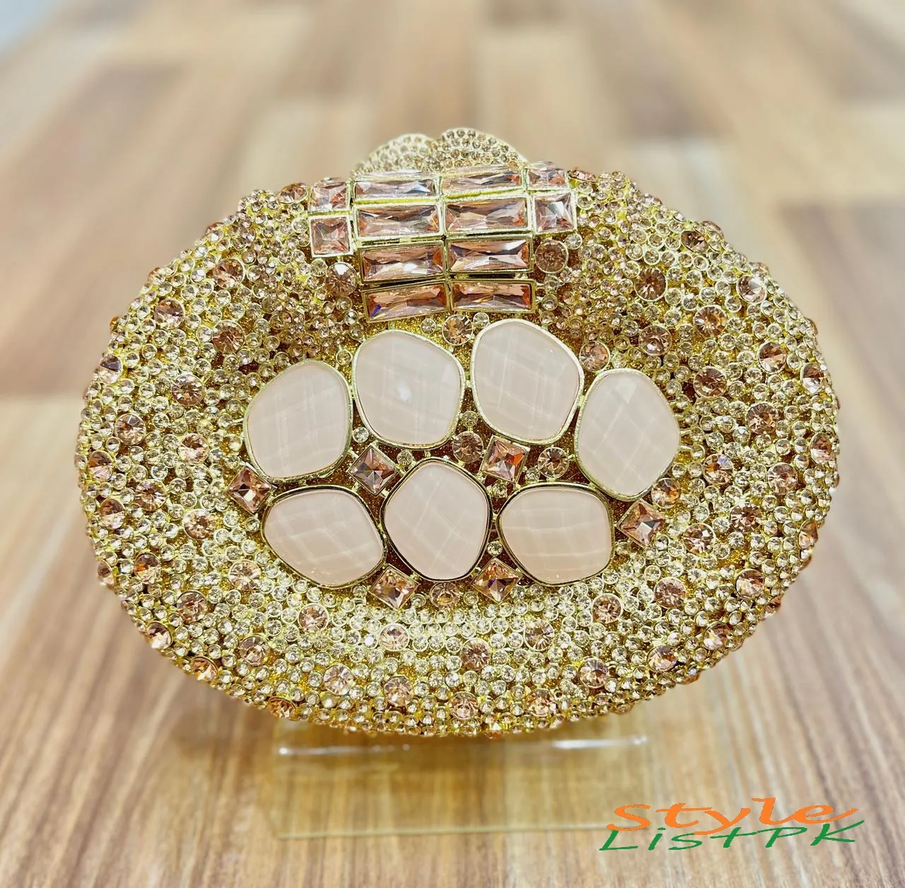 Best Price Swarovski Sprinkling Rhinestone Clutch 