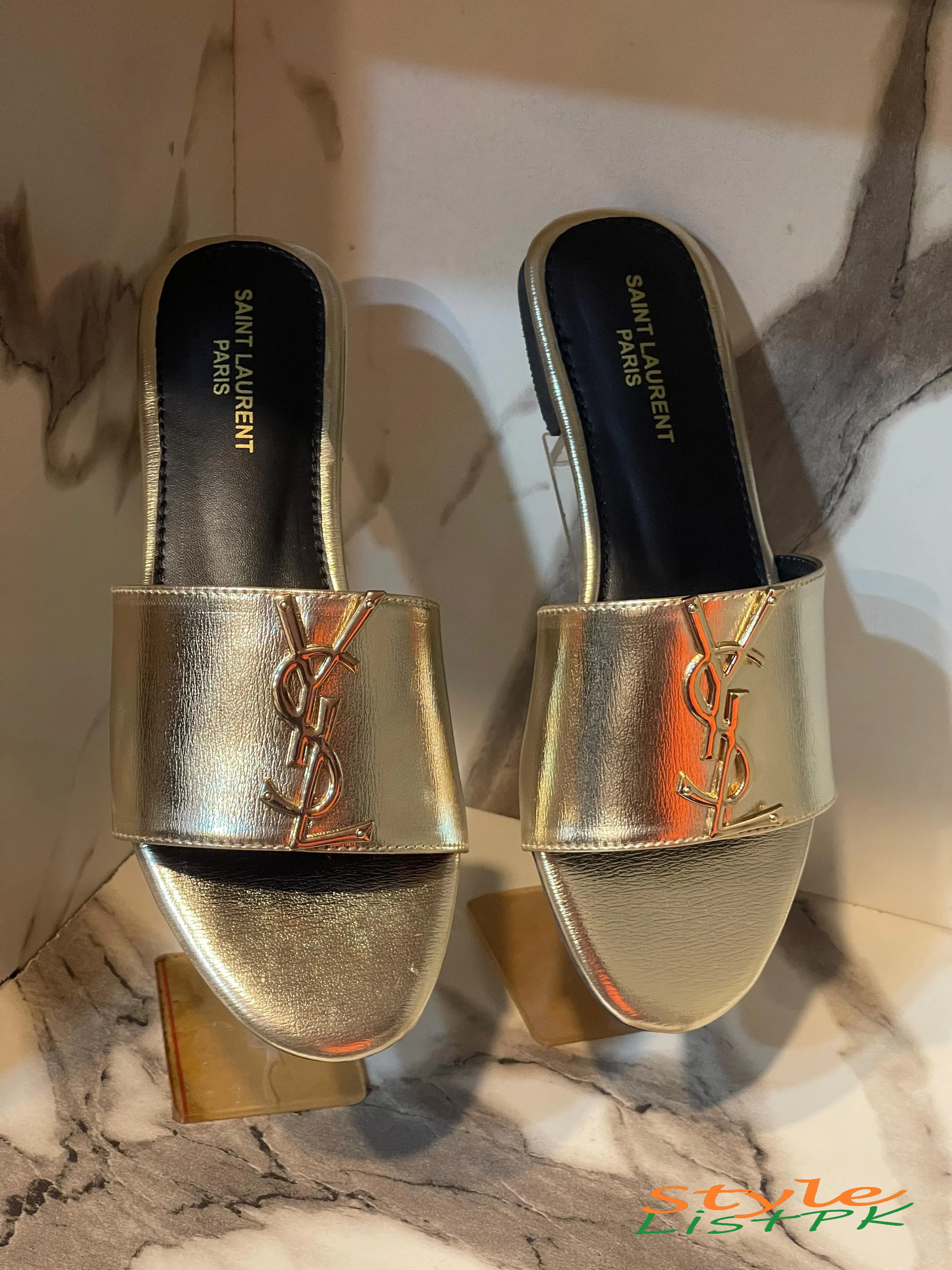 Best Price Ysl Plain Slippers 